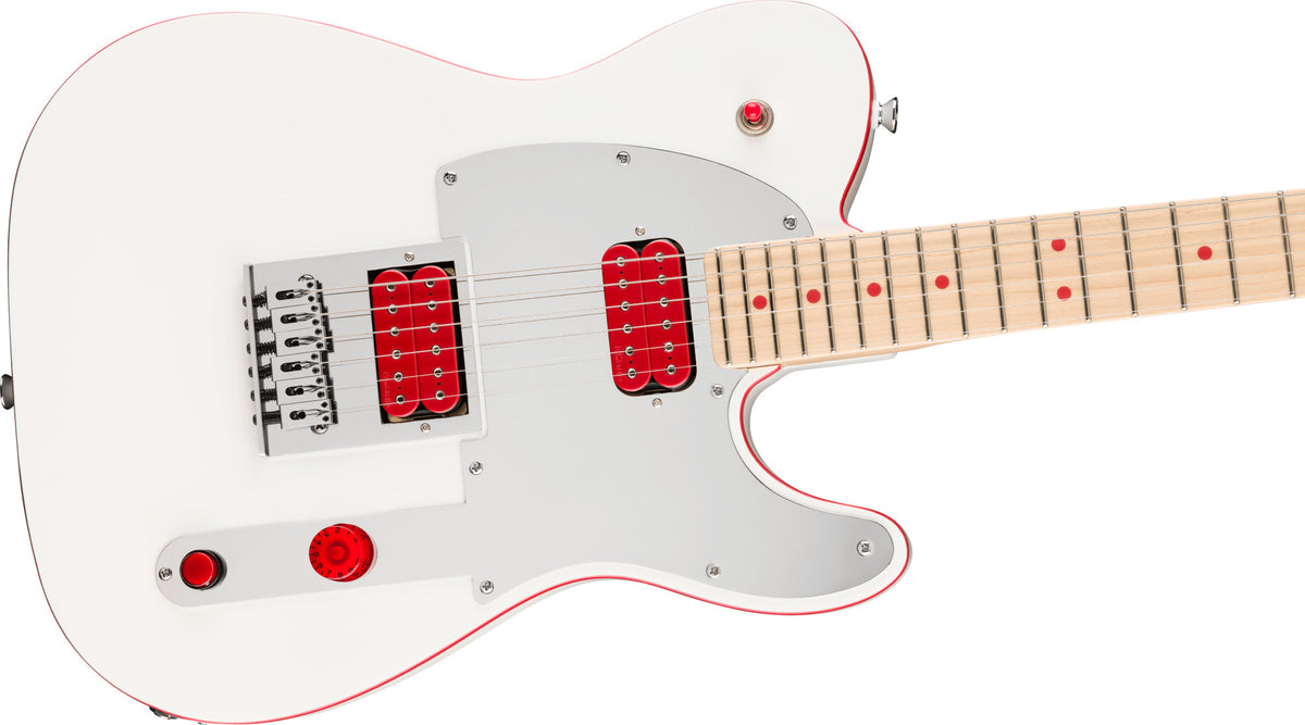 Fender John 5 Ghost Telecaster Right-Hand Electric Guitar (White)