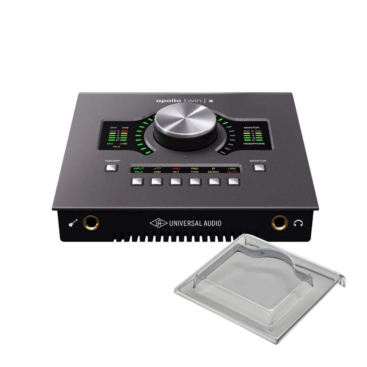 Universal Audio Apollo TwinX Quad Heritage Edition Recording Interface Bundle with Cover