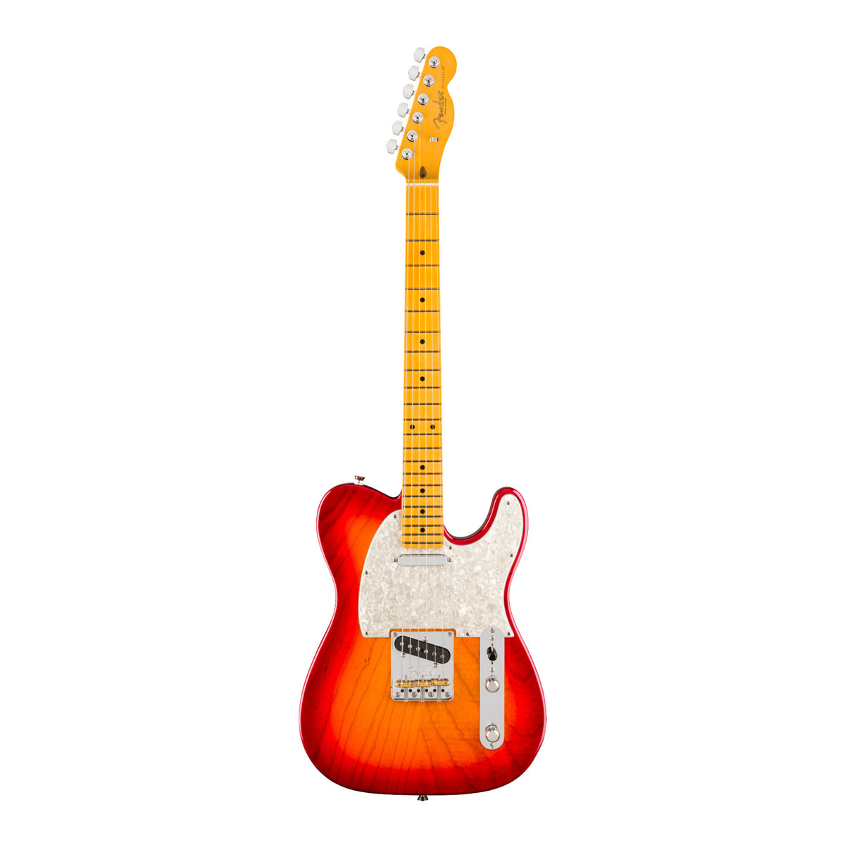 Fender American Professional Telecaster with Maple Fingerboard (Aged Cherry Burst)
