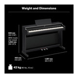 Yamaha Arius Series YDP-166WH 88 Key Digital Home Piano with Bench (White)