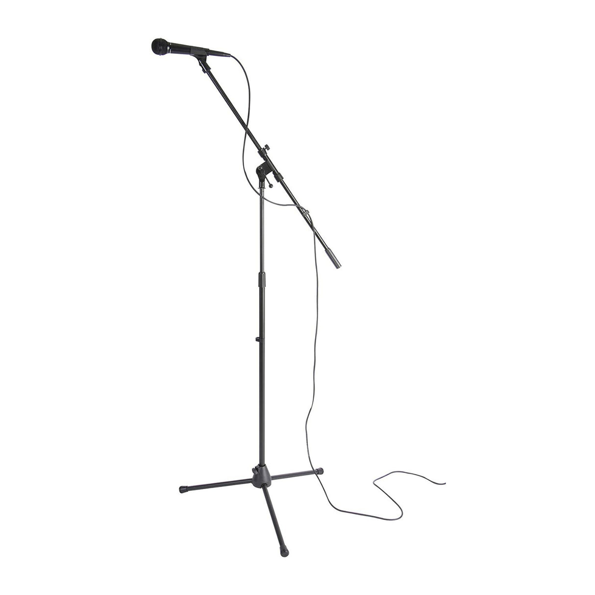 Shure SM58 Cardioid Dynamic Vocal Microphone Bundle with Boom Microphone Stand