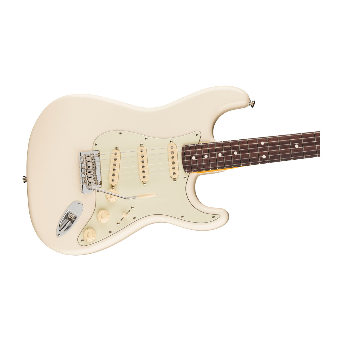 Fender American Professional Stratocaster Electric Guitar with Rosewood Fingerboard (Olympic White)