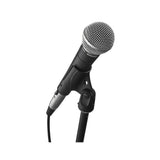 Shure SM58 Cardioid Dynamic Vocal Microphone Bundle with Boom Microphone Stand
