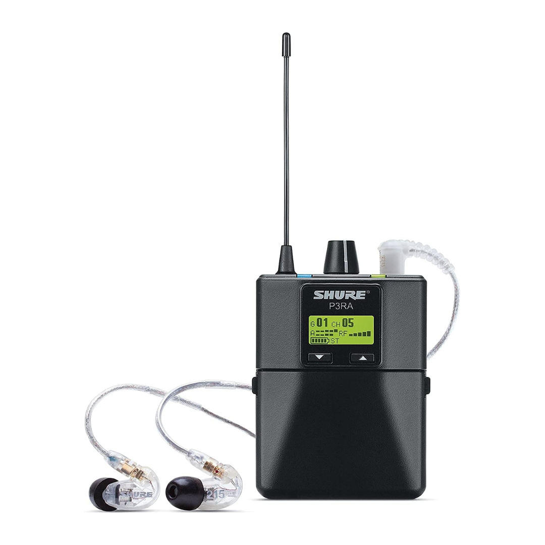 Shure P3TRA215CL PSM300 Wireless In-Ear Monitor System with SE215-CL Earphones