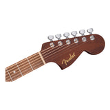 Fender California Standard Monterey E with Sapele Top and Ivory Pickguard (Natural Sapele)-4