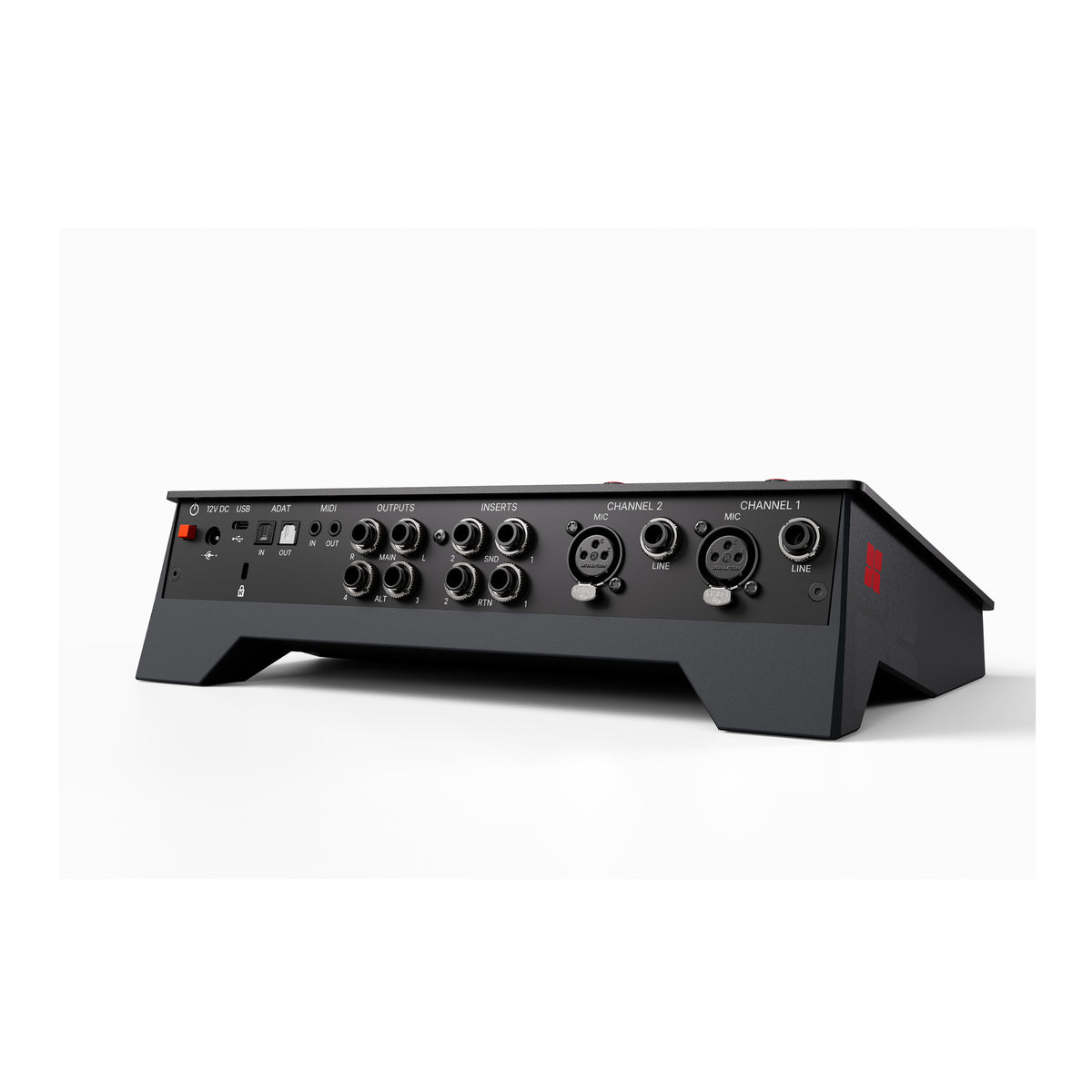 Harrison Audio Flex-10 USB C and ADAT Audio Interface with H-Drive Preamps (Black)