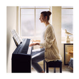 Yamaha P45B 88-Key Black Digital Piano with GHS Keyboard, 64-Note Polyphony, and L85 Piano Stand