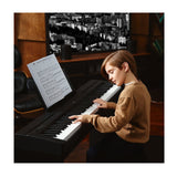 Yamaha P45B 88-Key Black Digital Piano with GHS Keyboard, 64-Note Polyphony, and L85 Piano Stand