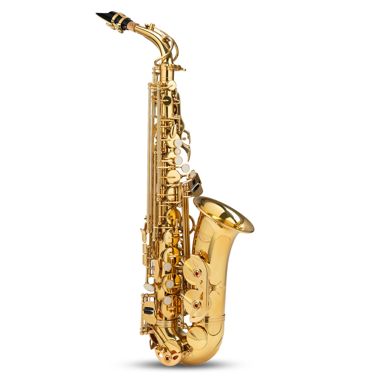 Silber & Co. Eb Alto Saxophone with Lacquer Finish and Carrying Case