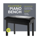 Yamaha P45B 88-Key Black Digital Piano Bundle with L85 Stand, Piano Bench, and Sustain Pedal