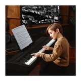 Yamaha P45B 88-Key Black Digital Piano Bundle with L85 Stand, Piano Bench, and Sustain Pedal