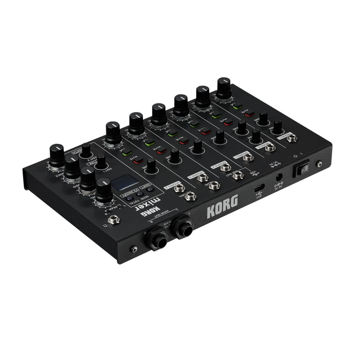 Korg Nu:Tekt NTS-4 Compact 6-Channel Performance Mixer with Modular Connectivity and Effects