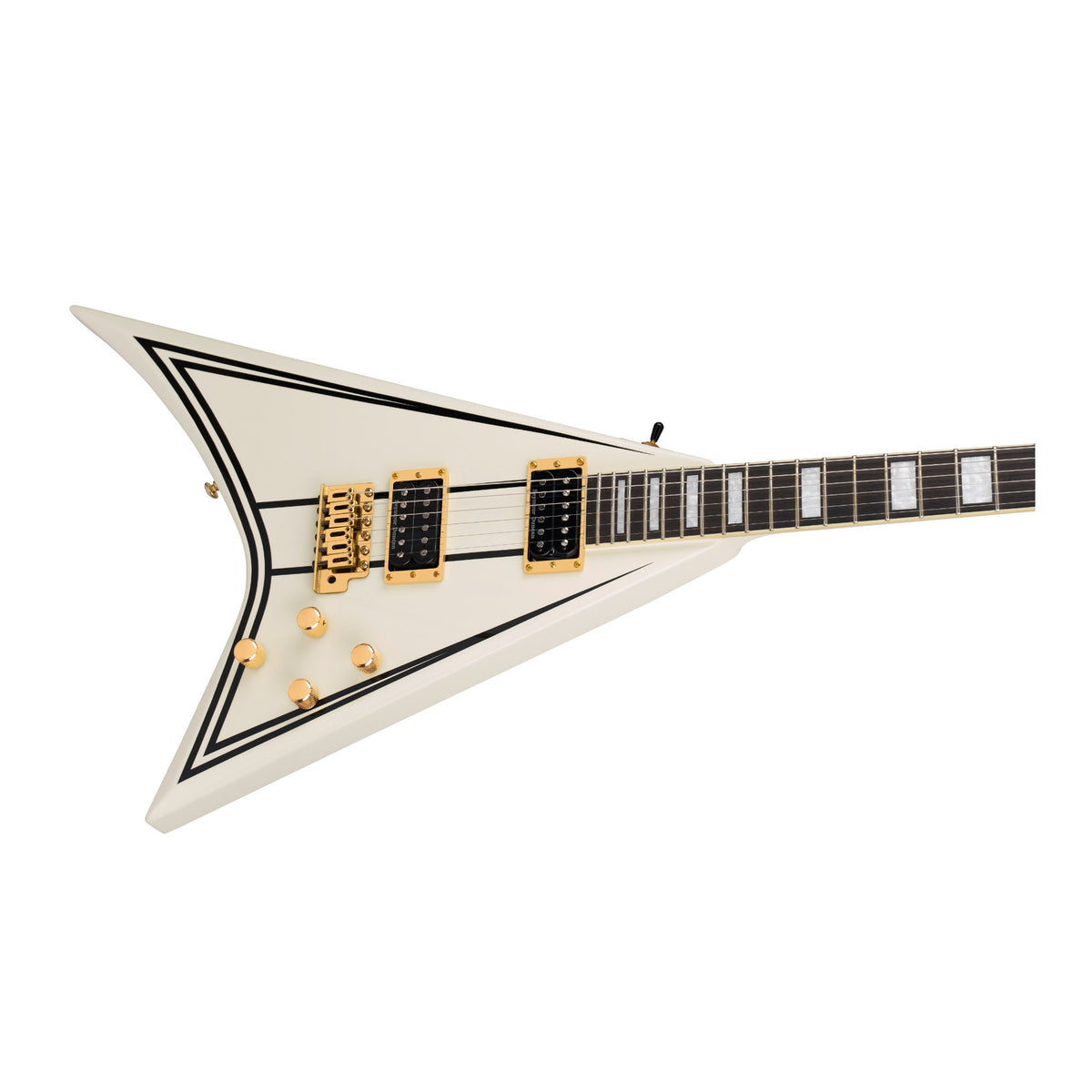 Jackson Randy Rhoads CD1 Electric Guitar (Vintage White with Black Pinstripes)