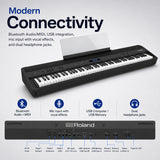 Roland FP-90X Portable Digital Piano with Pedal and Stand Bundle (Black)