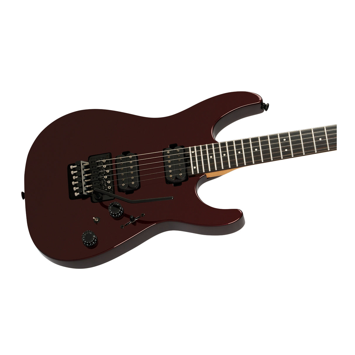 Charvel Pro-Mod Plus Dinky DK24 HH FR EB Electric Guitar (Crimson Eclipse)