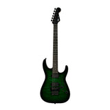 Charvel Pro-Mod Plus Dinky DK24 HH FR QM Electric Guitar (Cloaked Emerald Green)