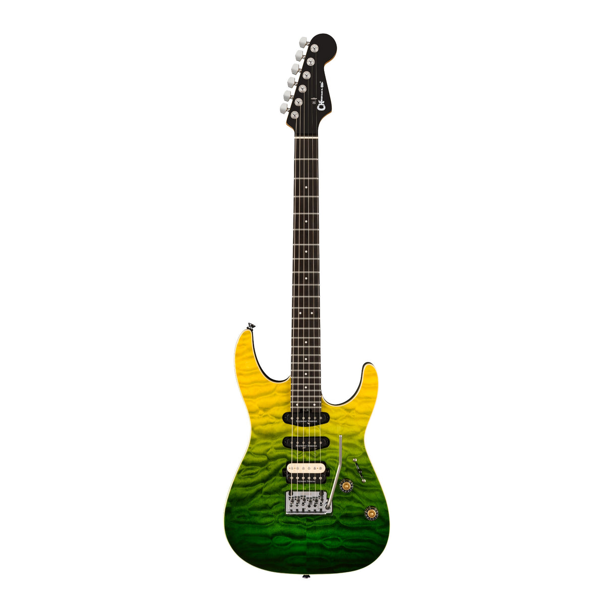 Charvel Pro-Mod Plus Dinky DK24 HSS 2PT QM Electric Guitar (Zombie Fade)