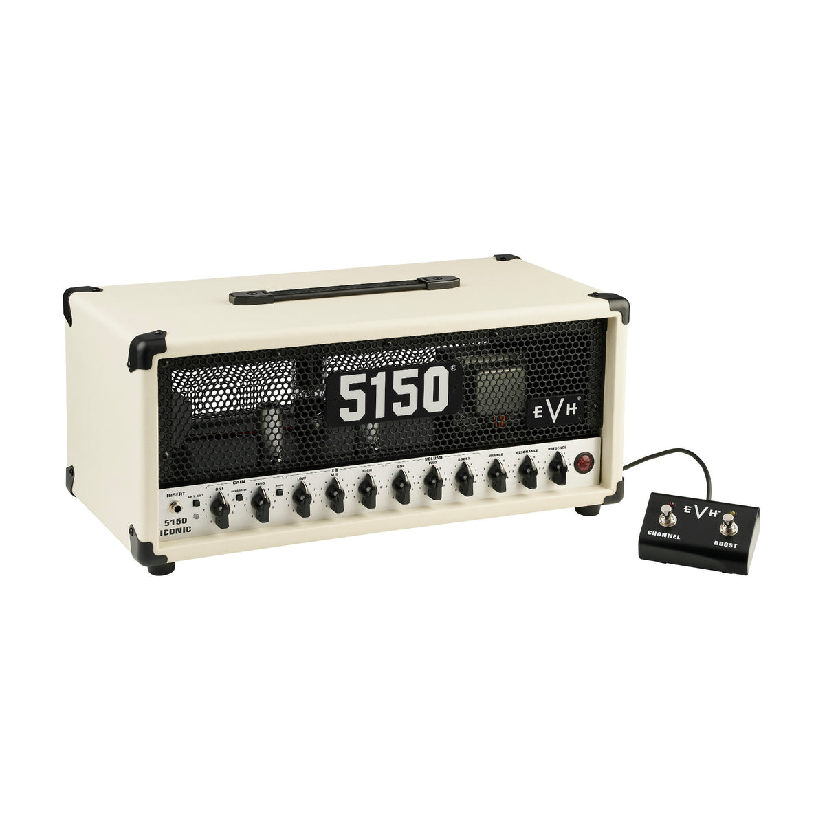 EVH 5150 Iconic Series 15W 6L6 Guitar Amplifier Head (Ivory)