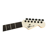 Charvel Pro-Mod Plus Dinky DK24 HH HT EB Electric Guitar with Ebony Fingerboard (Crème White)