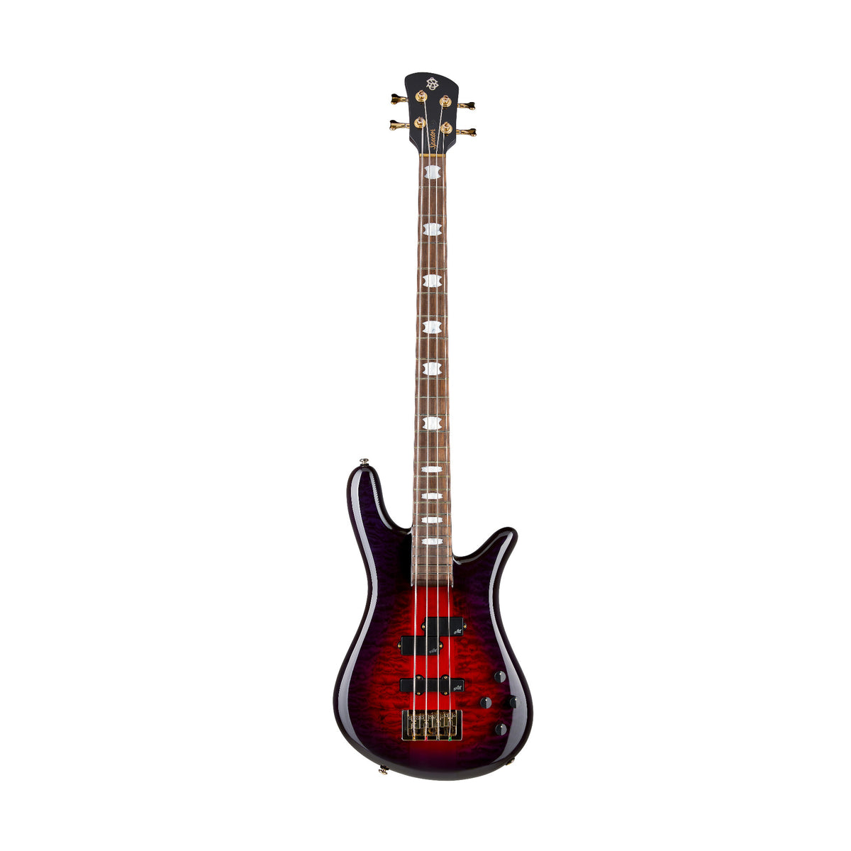 Spector ICON NS-2 Neck Through 4-String Electric Bass Guitar (Purple Cherry)