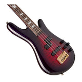 Spector ICON NS-2 Neck Through 4-String Electric Bass Guitar (Purple Cherry)