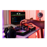 Hercules DJControl Inpulse 200 MK3 DJ Controller 2 Deck USB C Mixer with Amplifier System Bundle