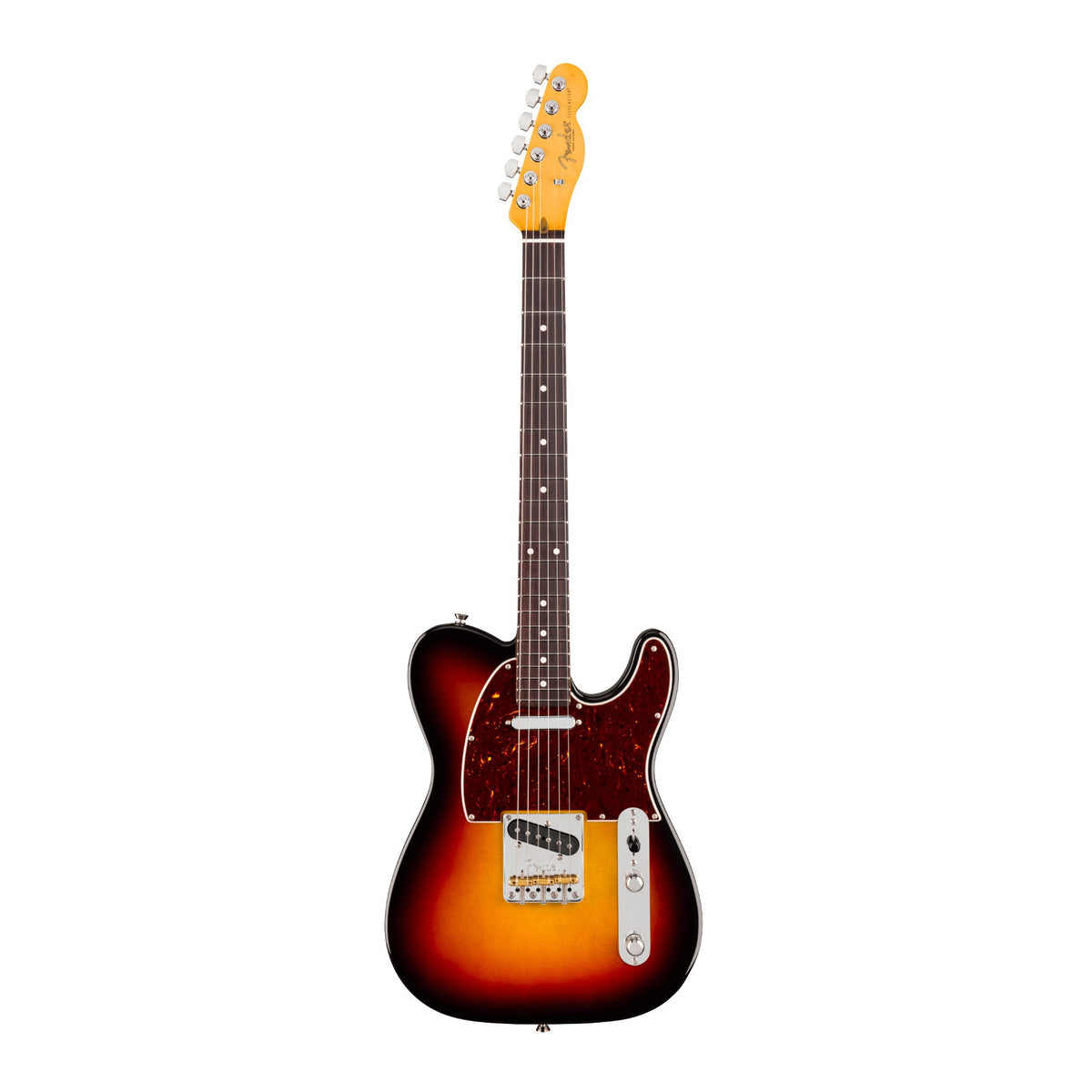 Fender American Professional Telecaster Electric Guitar with Rosewood Fingerboard (3-Color Sunburst)