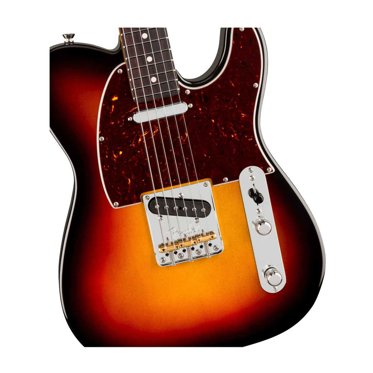 Fender American Professional Telecaster Electric Guitar with Rosewood Fingerboard (3-Color Sunburst)