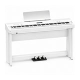 Roland FP-90X Portable Digital Piano with Stand and Pedal Unit Bundle (White)