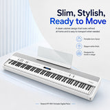 Roland FP-90X Portable Digital Piano with Stand and Pedal Unit Bundle (White)