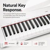 Yamaha P-225 88-Key Portable Digital Piano with Stand and Pedal Unit (White)