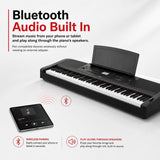 Yamaha DGX670 88-Key Portable Grand Piano Bundle with Stand, Bench, and Pedal (Black)