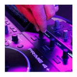 Denon DJ PRIME 4+ 4-Channel Standalone DJ System with Built-in FX, Lighting Output, and Stems