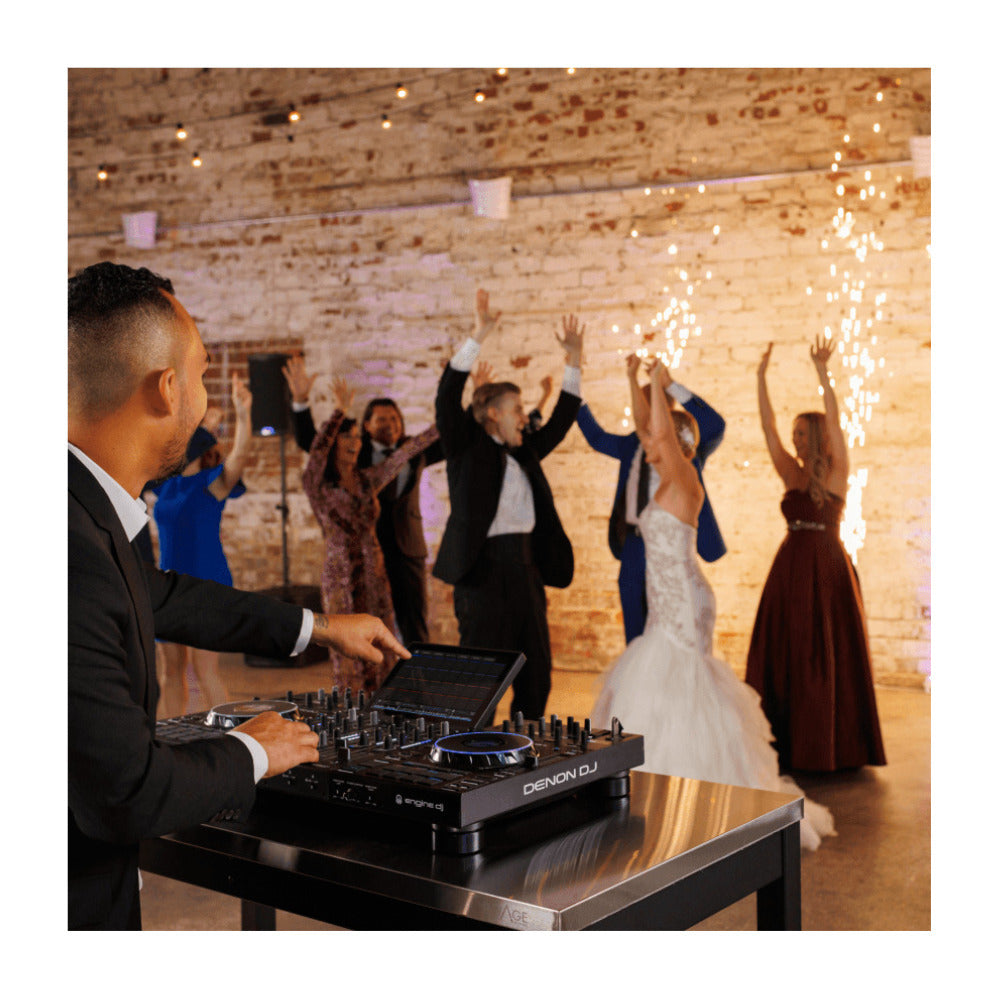 Denon DJ PRIME 4+ 4-Channel Standalone DJ System with Built-in FX, Lighting Output, and Stems