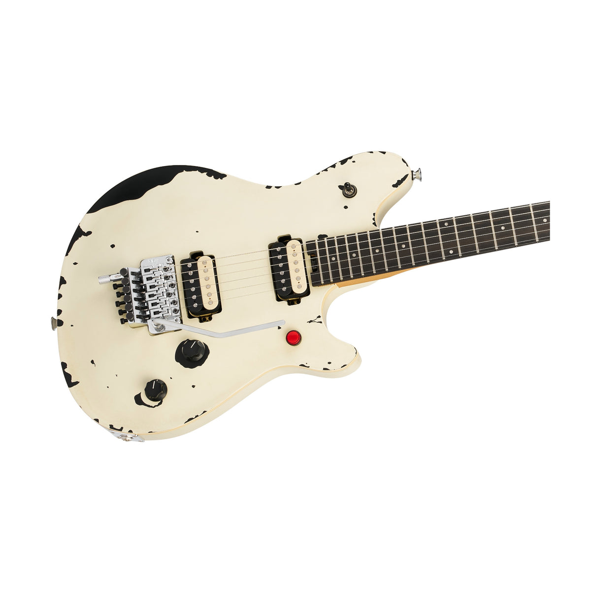 EVH Limited Edition Wolfgang Special Striped Series Electric Guitar (Distressed Ivory)