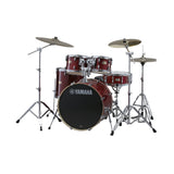 Yamaha SBP0F50CR Stage Custom Birch 5-Piece Drum Shells Set with High-End Parts (Cranberry Red)