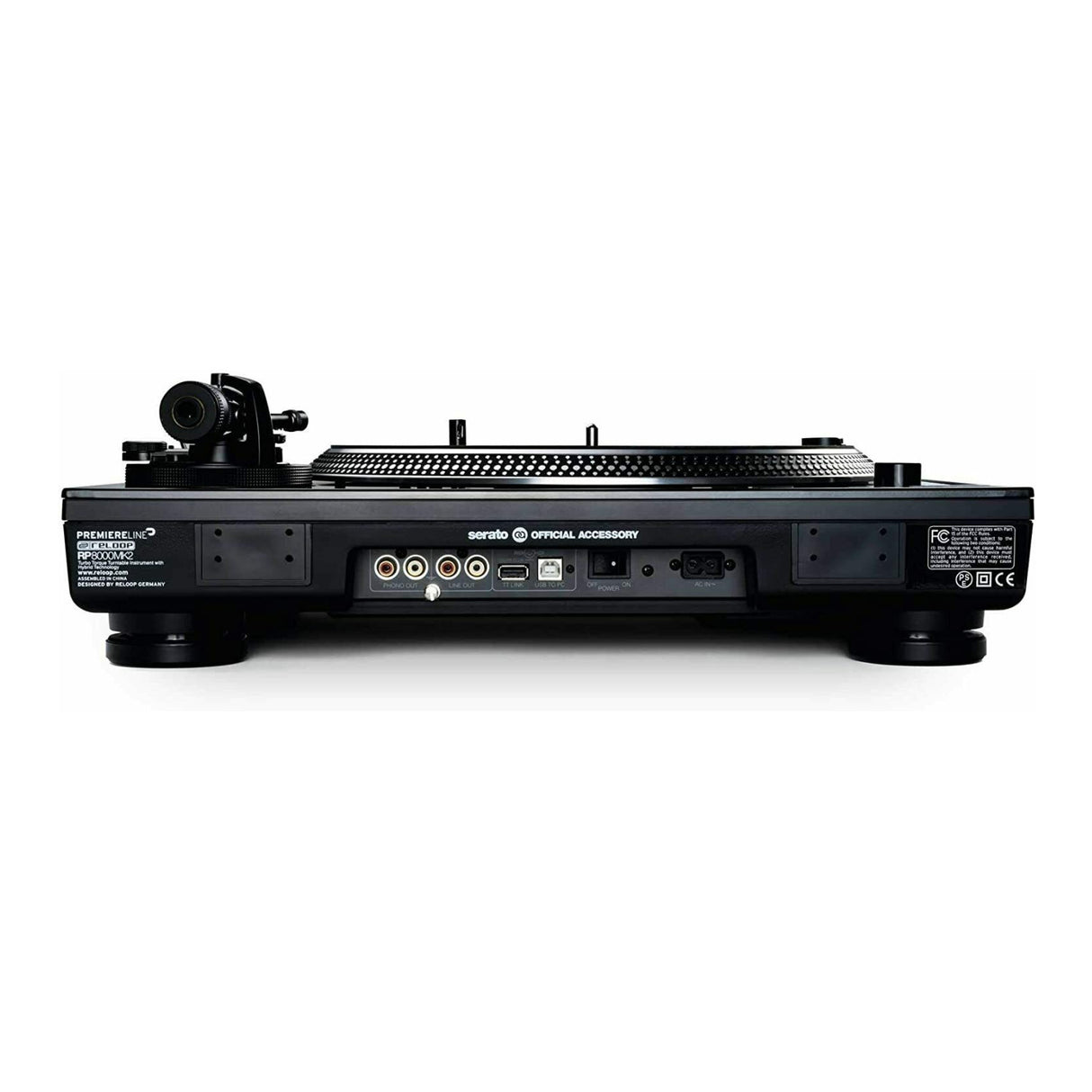 Reloop RP-8000 MK2 Advanced Hybrid Torque Turntable with Amplifier System - 5