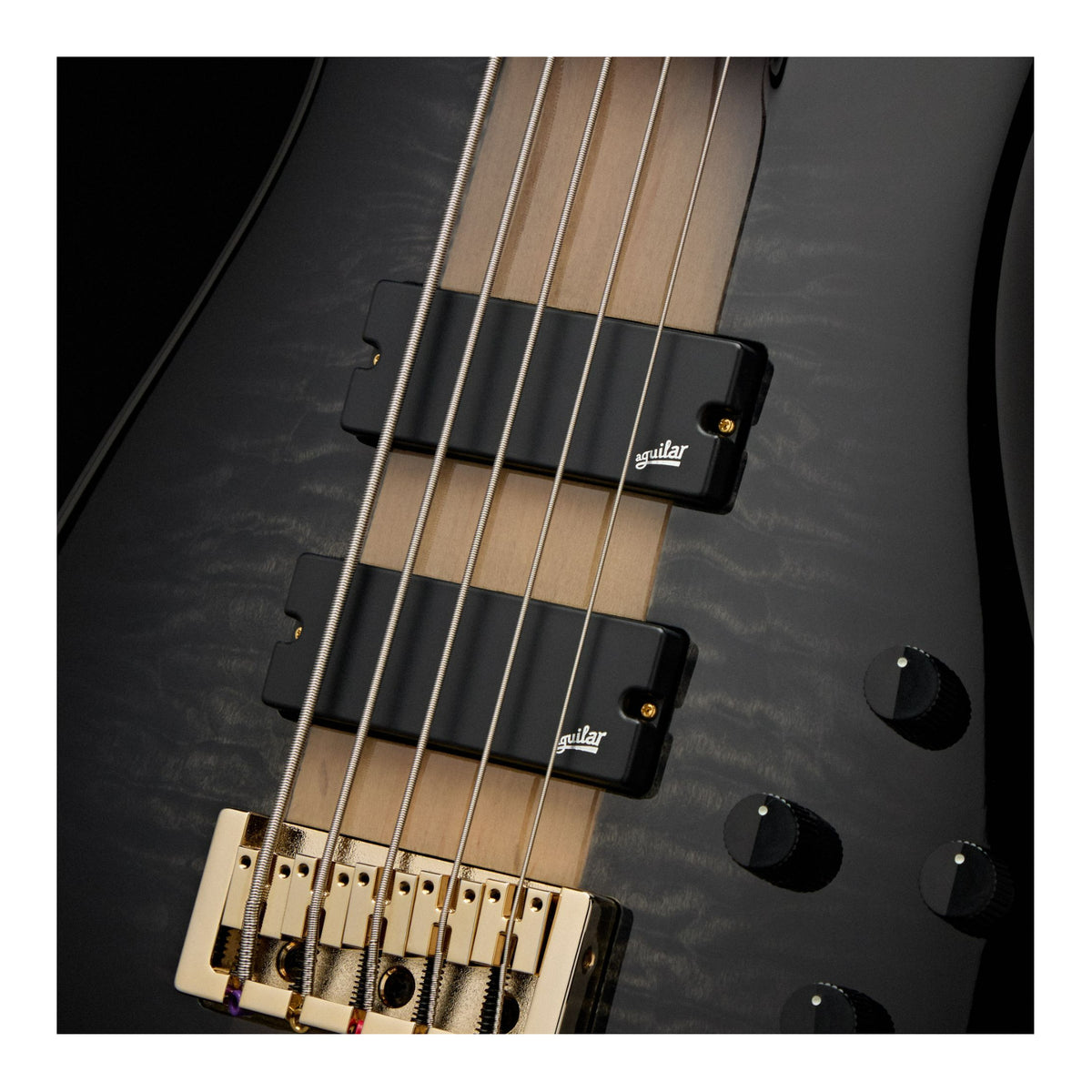 Spector ICON NS-5 Neck Through 5-String Electric Bass Guitar (Purple Cherry)
