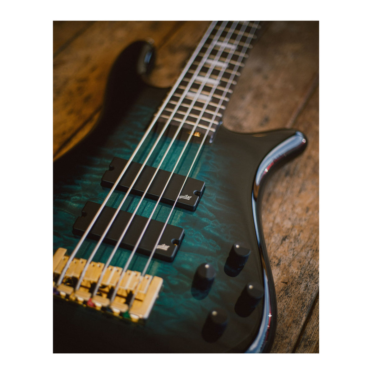 Spector ICON NS-5 Neck Through 5-String Electric Bass Guitar (Haunted Moss)