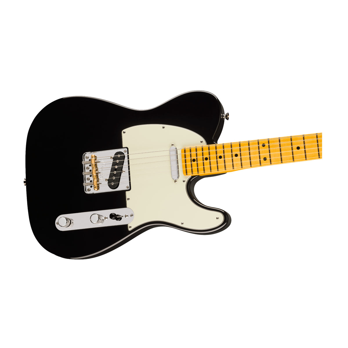 Fender American Professional Telecaster Guitar with Deep C-Shaped Neck and Alder Body (Black)