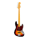 Fender American Professional Jazz 4-String Bass Guitar with Maple Fingerboard (3-Color Sunburst)