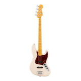 Fender American Professional Jazz 4-String Bass Guitar with Maple Fingerboard (Olympic White)