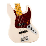 Fender American Professional Jazz 4-String Bass Guitar with Maple Fingerboard (Olympic White)