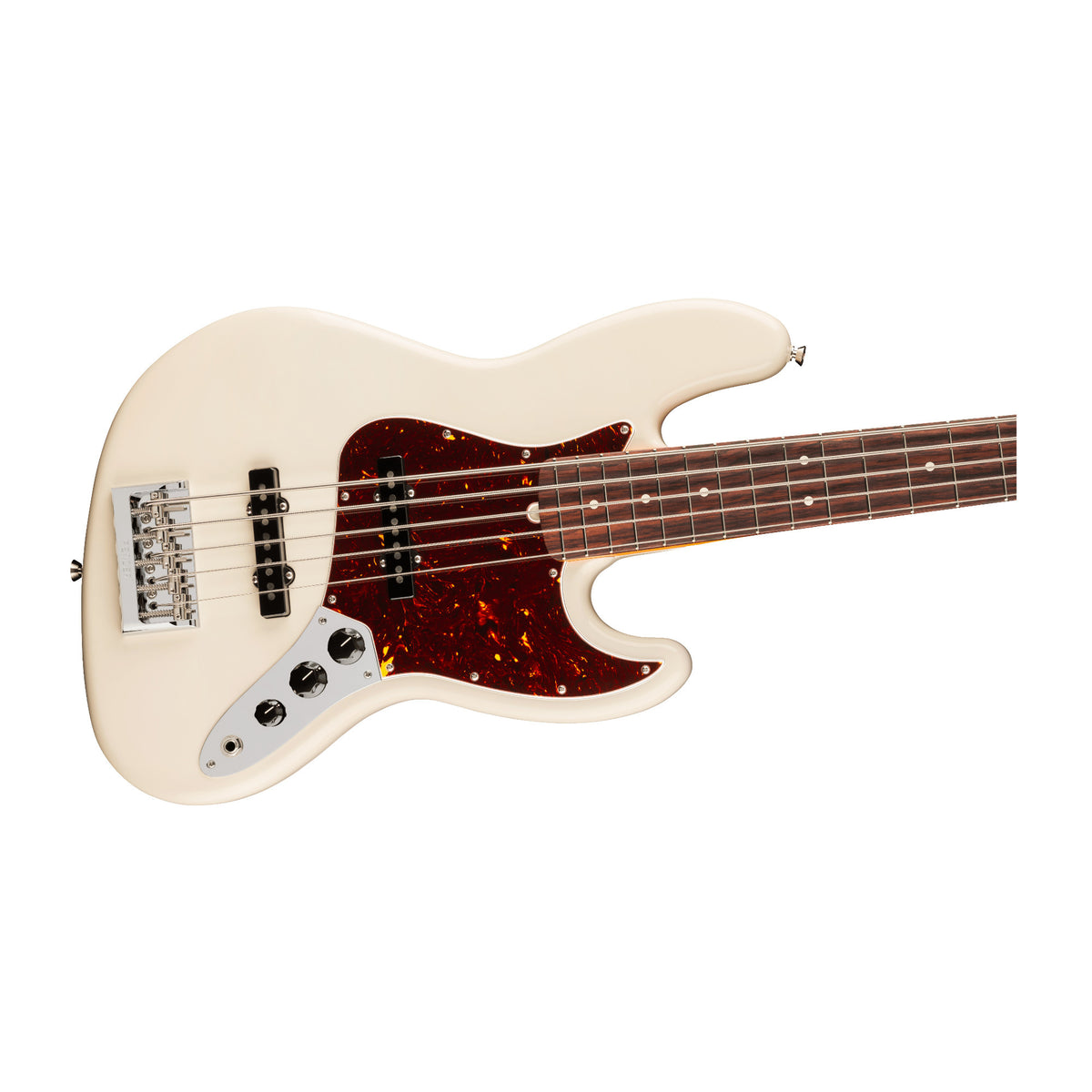 Fender American Professional Jazz Bass V with Slim C-Shaped Neck Profile (Olympic White)