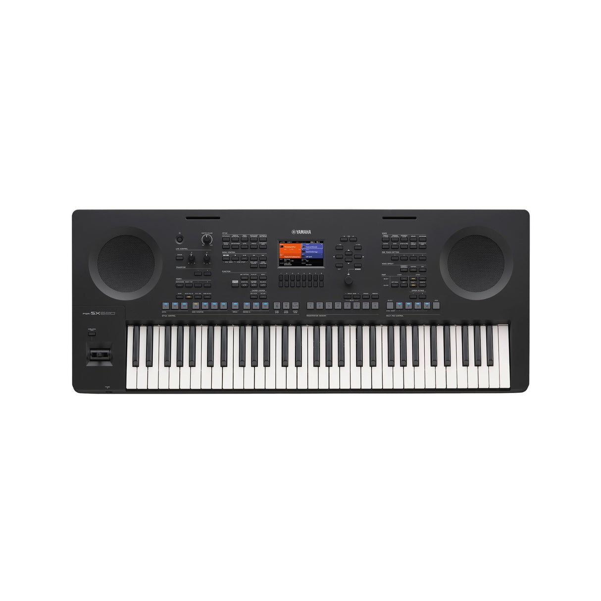 Yamaha PSR-SX620 (Black) 61 Key Arranger Keyboard with PA-300C Power Adapter
