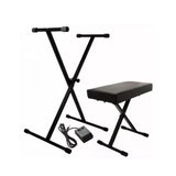 Casio Casiotone CT-S400 61-Key Keyboard Bundle with Stand, Bench, Sustain Pedal, and Headphones