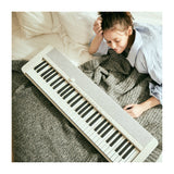 Casio Casiotone CT-S1 White 61-Key Keyboard Bundle with Stand, Bench, Sustain Pedal, and Headphones