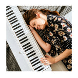 Casio Casiotone CT-S1 White 61-Key Keyboard Bundle with Stand, Bench, Sustain Pedal, and Headphones