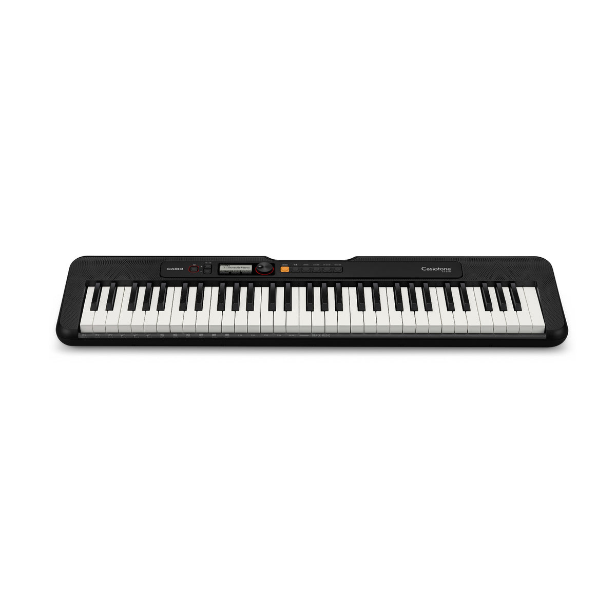 Casio Casiotone CT-S200 Black 61-Key Keyboard Bundle with Stand, Bench, Pedal, and Headphones