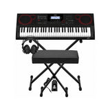 Casio Casiotone CT-X3000 61-Key Portable Keyboard with Stand, Bench, Sustain Pedal and Headphones